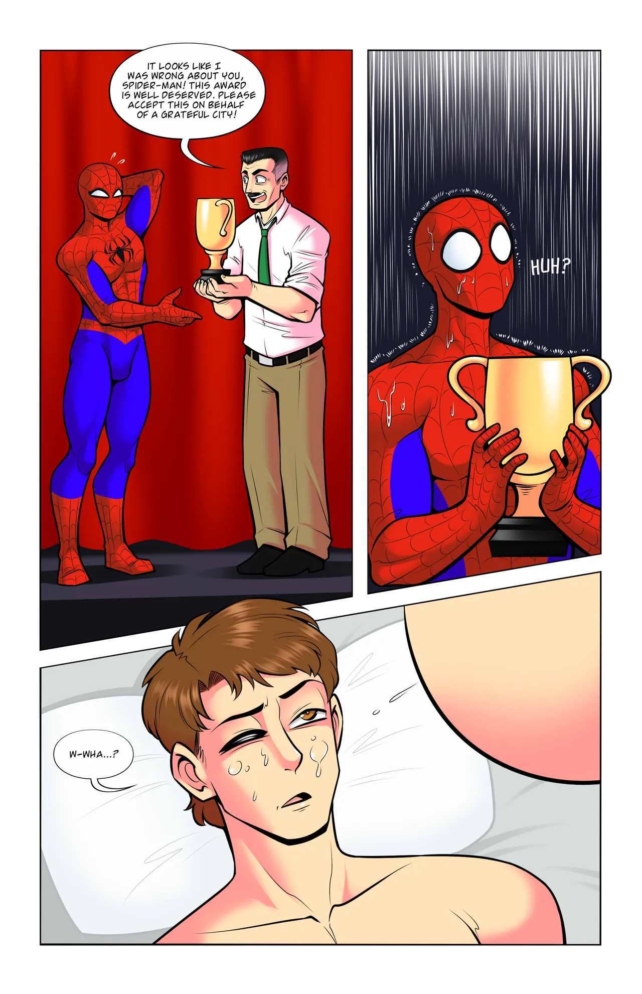 Safior-Scribe: Spider-man commision page 7 full
