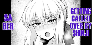 Saber, Taiiku Souko de... +  Artoria, Botebara Bloomer de Shinji to… | Saber, Getting Called Over by Shinji + Pregnant Artoria, in Bloomers with Shinji... cover