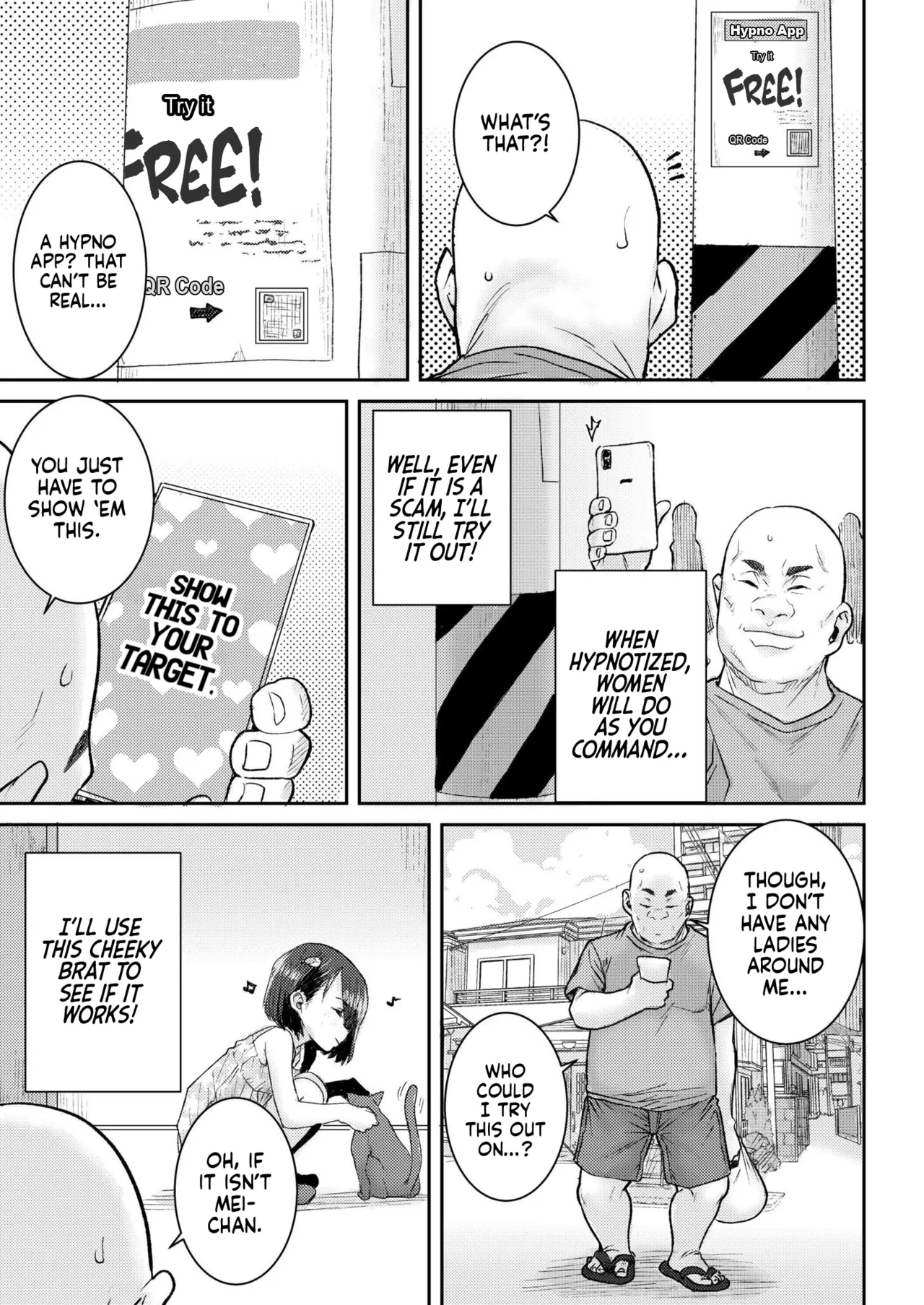 Mukatsuku Kinjou no Gaki Ni Sai Apuri Yatte Mita | I Tried A Hypno App On The Annoying Neighborhood Brat page 3 full