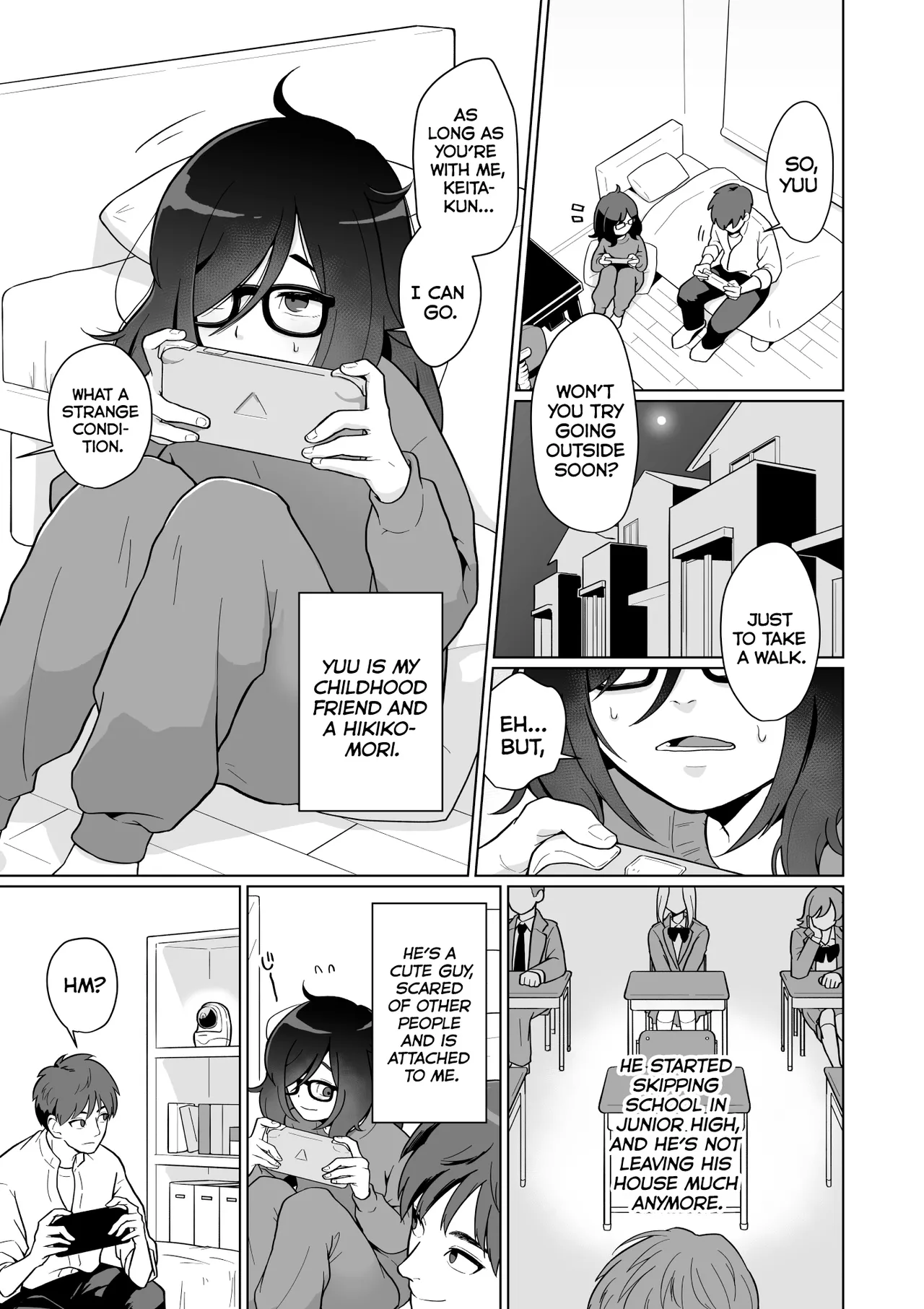Hikikomori Osananajimi no Seiseikatsu Nozoite Mita! | Peeping at The Sex Life of my Hikikomori Childhood Friend! page 3 full