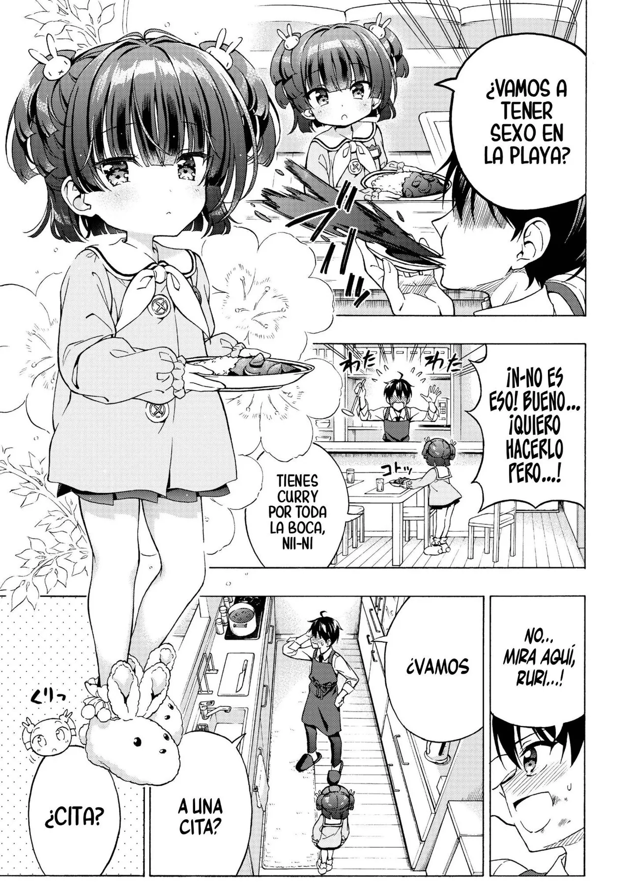 Asobo, Niini 3 ~Niini to Manatsu no Beach Sex~ | ¡Vamos a jugar, Nii-nii! 3 page 9 full