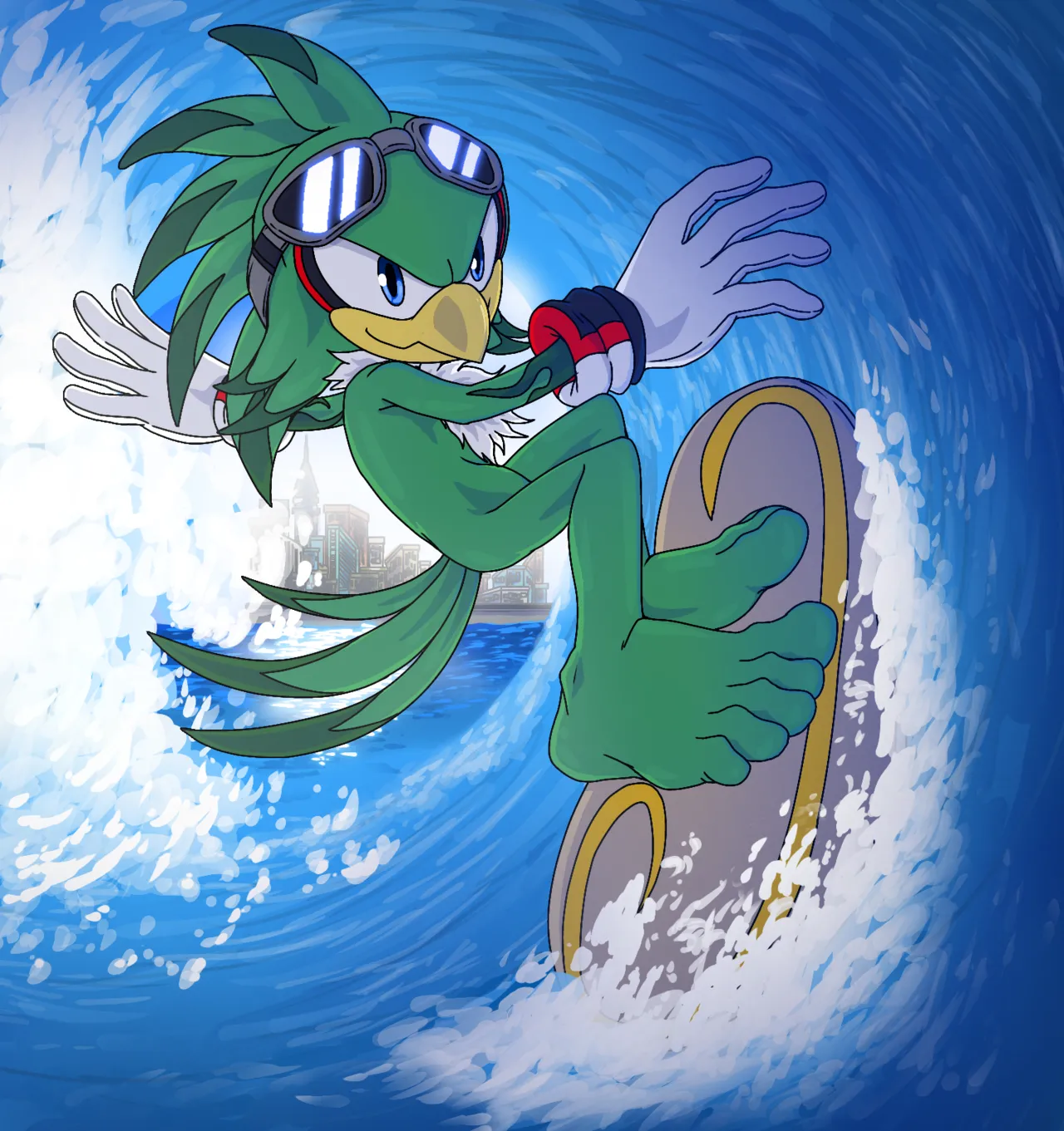 Jet the Hawk &amp; Sonic by Footninja15 page 4 full