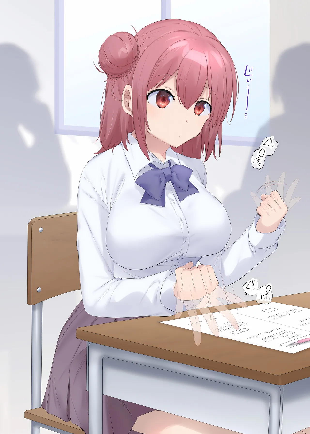 Tesuto-chū ni hyōi sareta onna no ko no…♡ | A Girl Who Got Possessed During a Test…♡ page 7 full