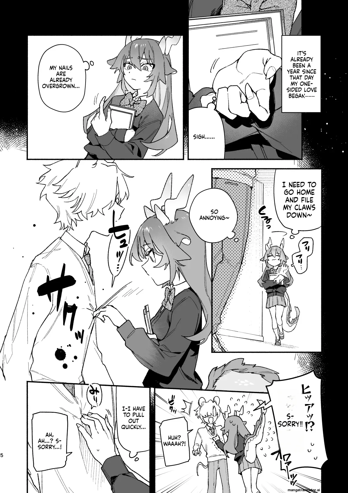 ♂ ga Uke. Midori Ryuu x Nezumi-kun page 5 full
