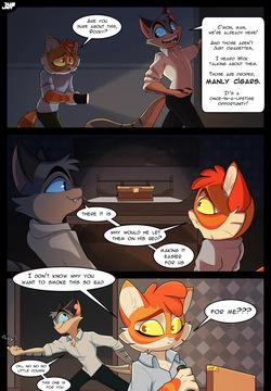 The Manly Cigars - Lackadaisy Comic