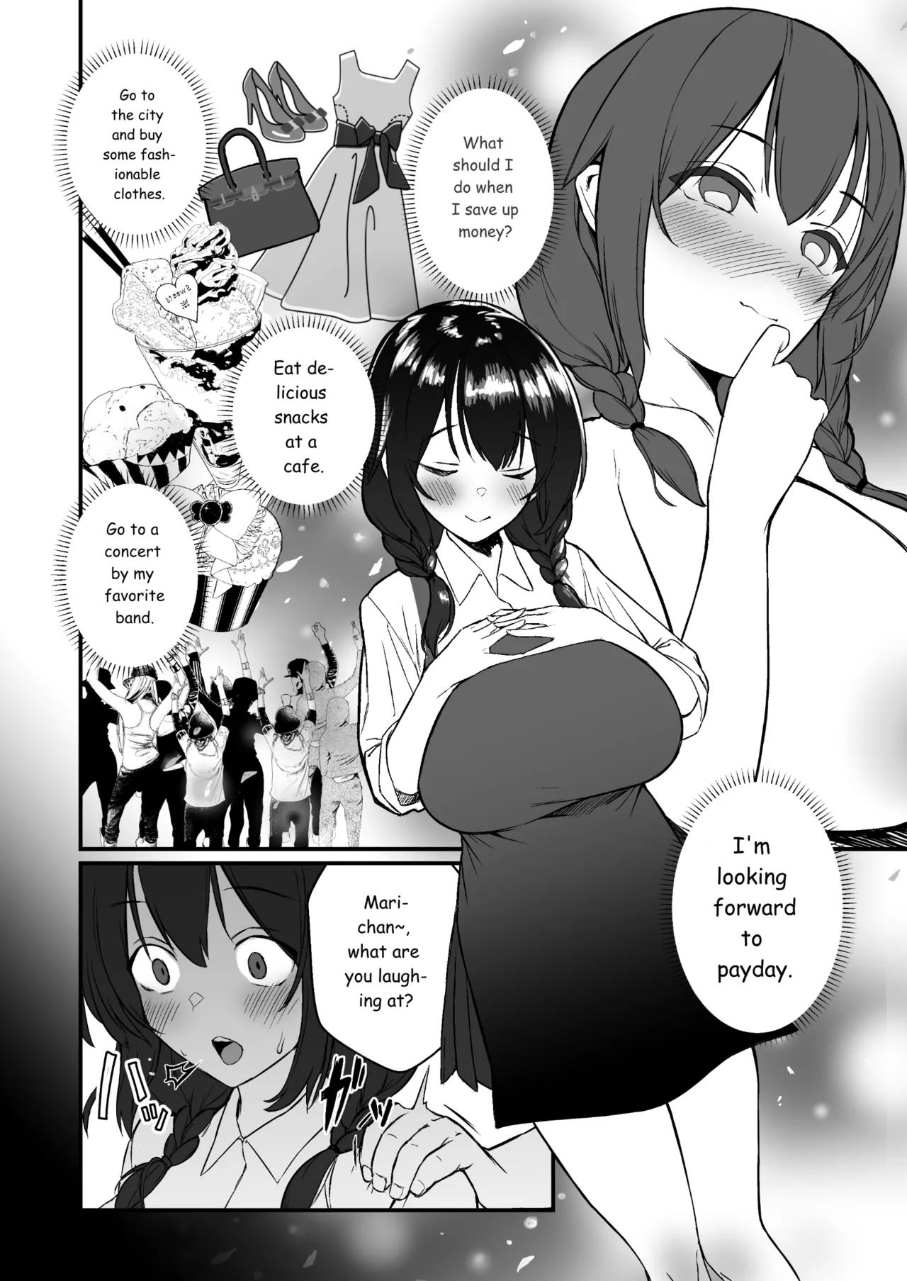 Jinsei Shuuryou Arbeit ~Kyonyuu Shoujo wa Sekuhara Tenchou ni Haramasareru~ page 4 full