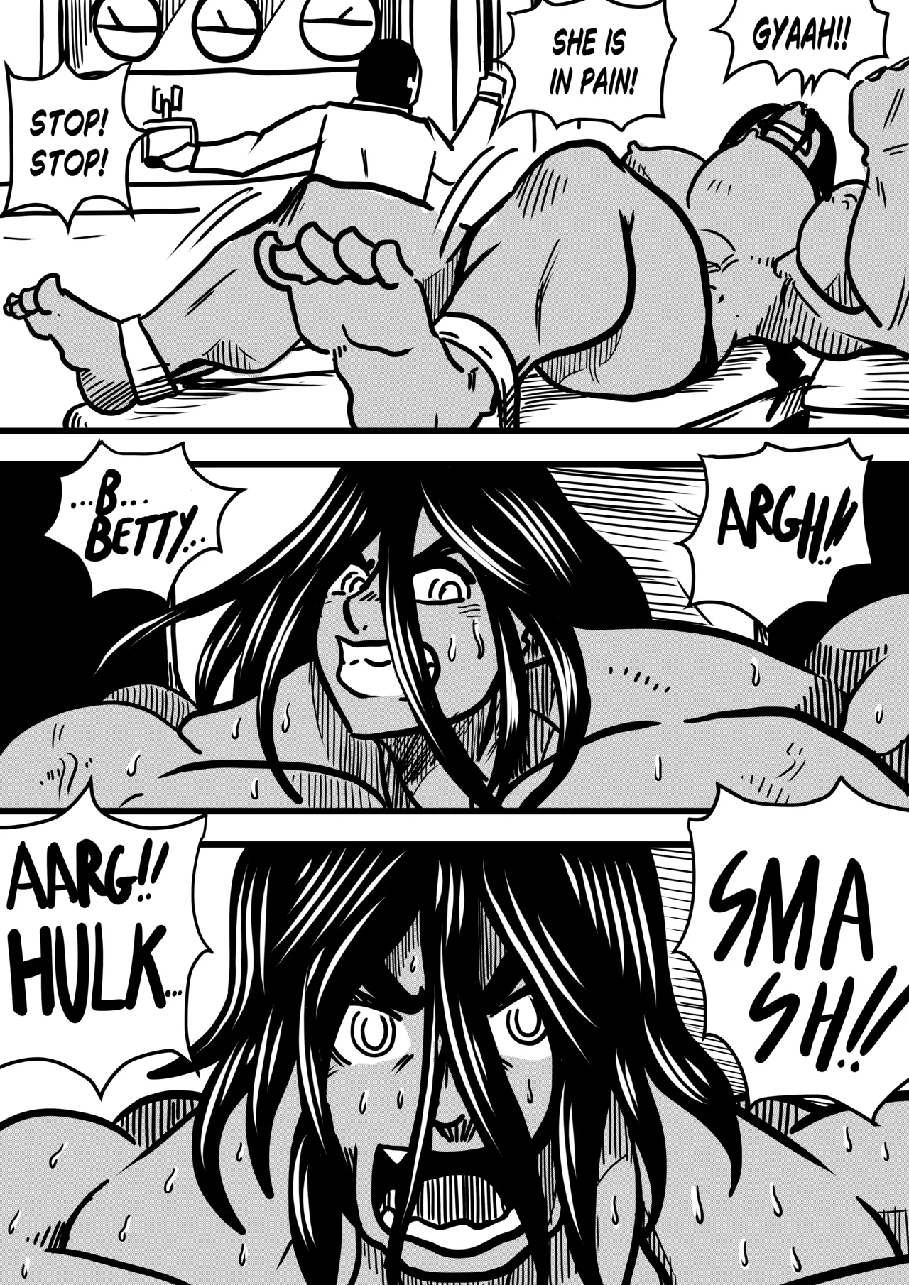 Betty Hulk AU: The Origin Of Betty Hulk page 9 full