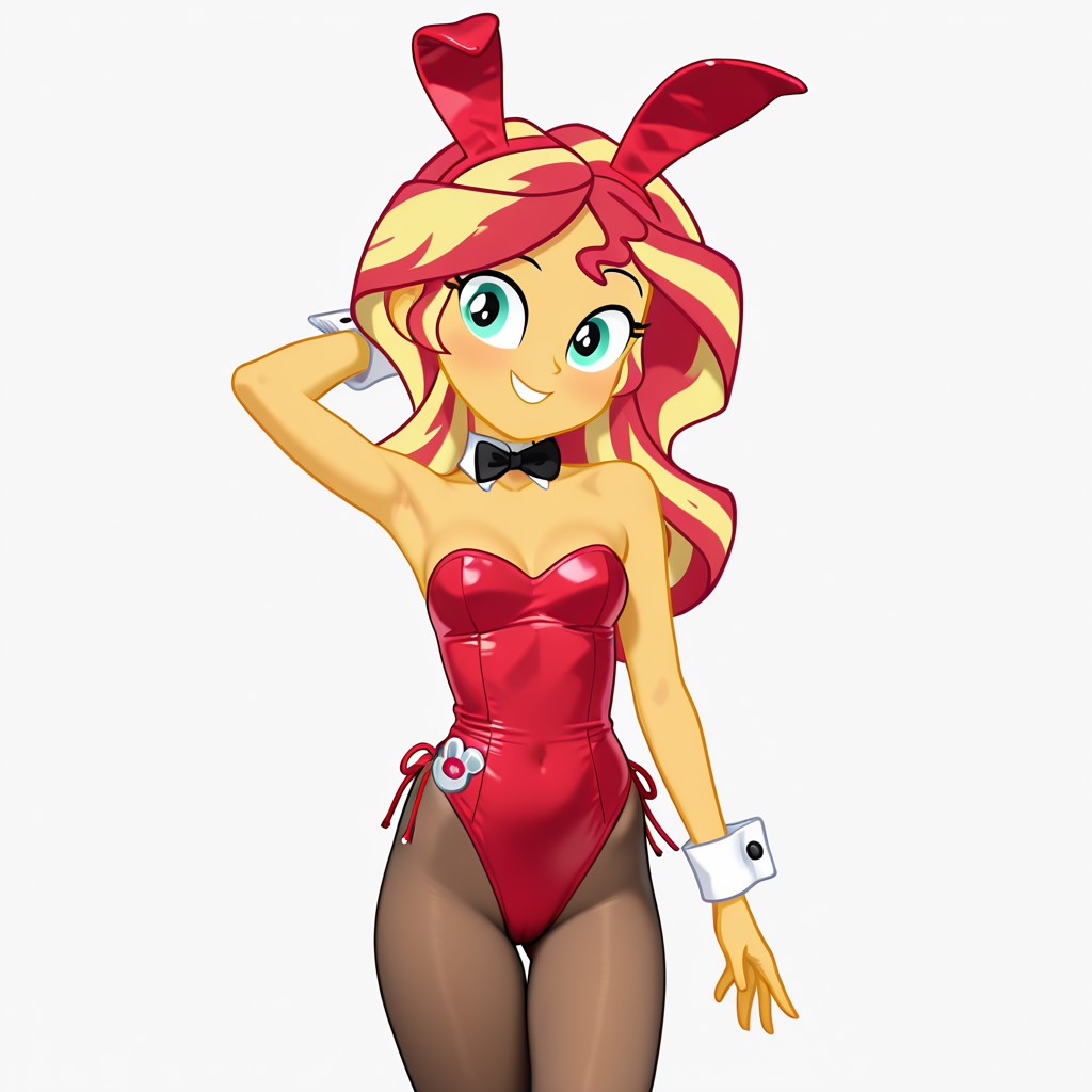 Equestria Girls-PLAYBOY Bunny Edition-AI Generated page 1 full