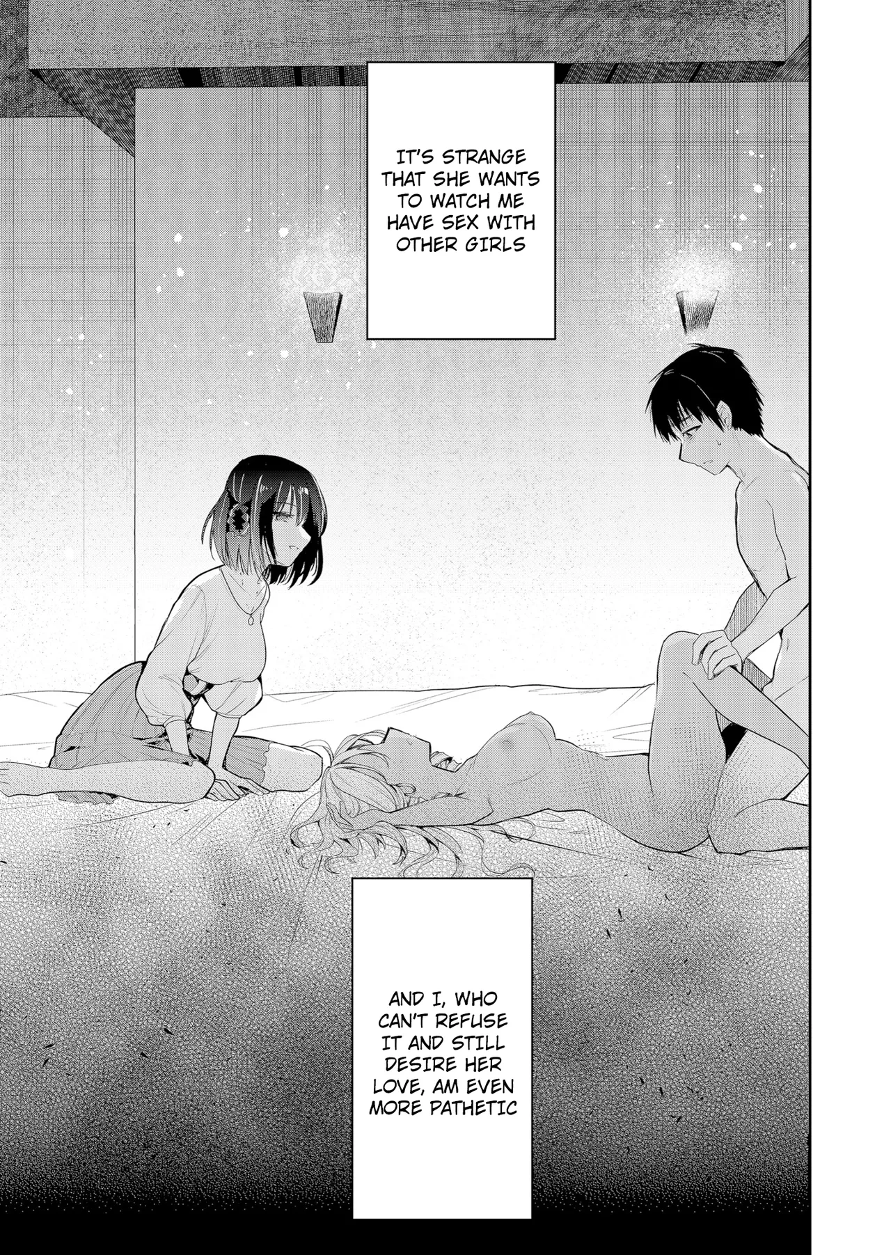 Kimi no Mae de Kimi Igai wo Daku | Having Sex with Someone Else in Front of You 01 page 4 full
