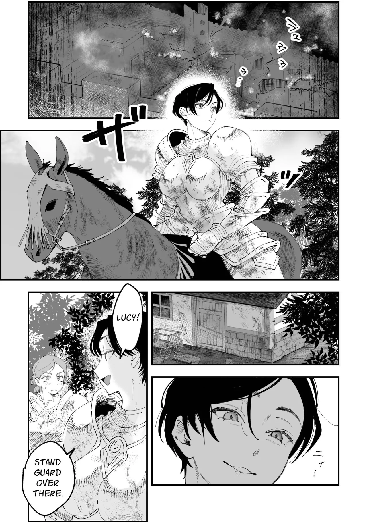 Warui Onna Kishi ga Kawaii Otokonoko o Rape Shichau Hanashi | A story about a bad female knight who rapes a cute boy page 4 full