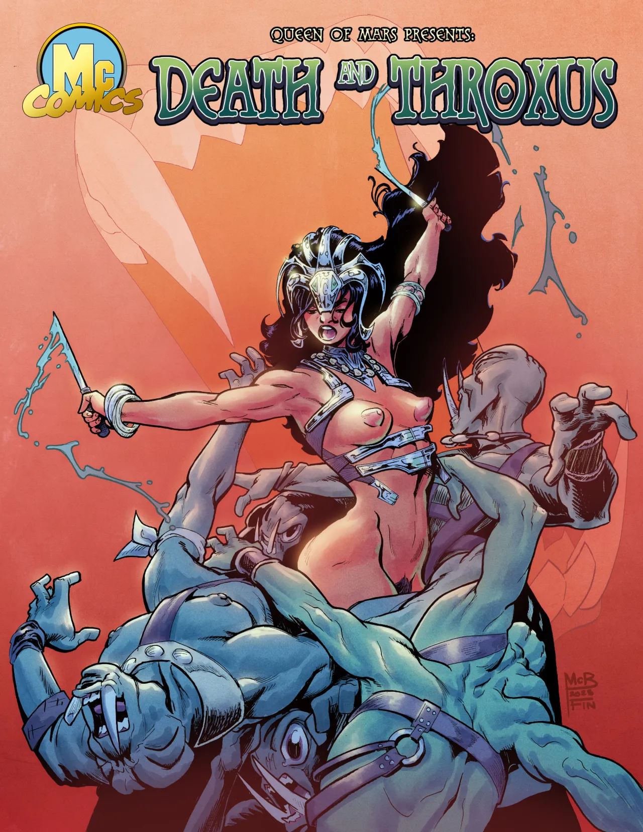 Queen Of Mars Presents: Death and Throxus page 1 full