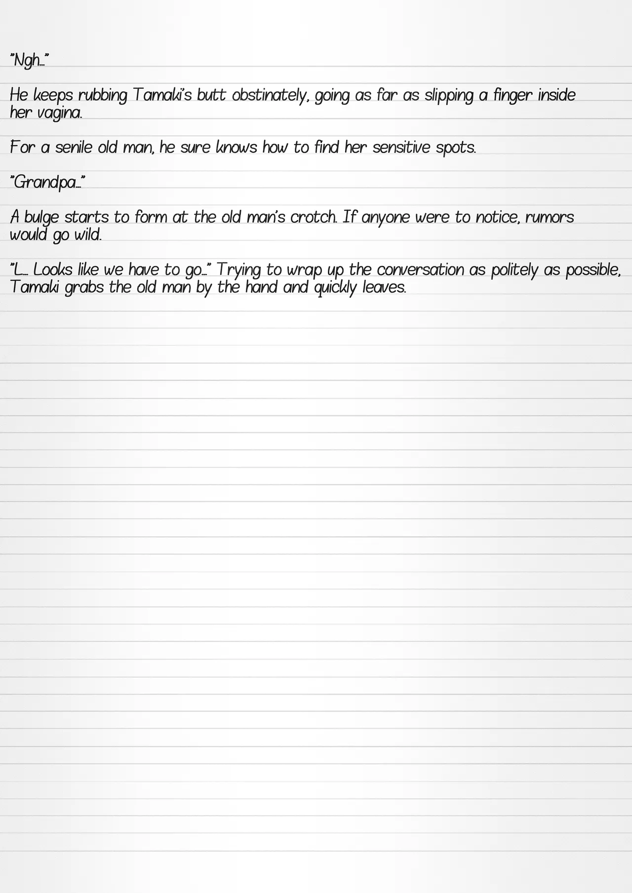 Misuke's Short Stories 33 - Tamaki's Volunteer Activities page 6 full