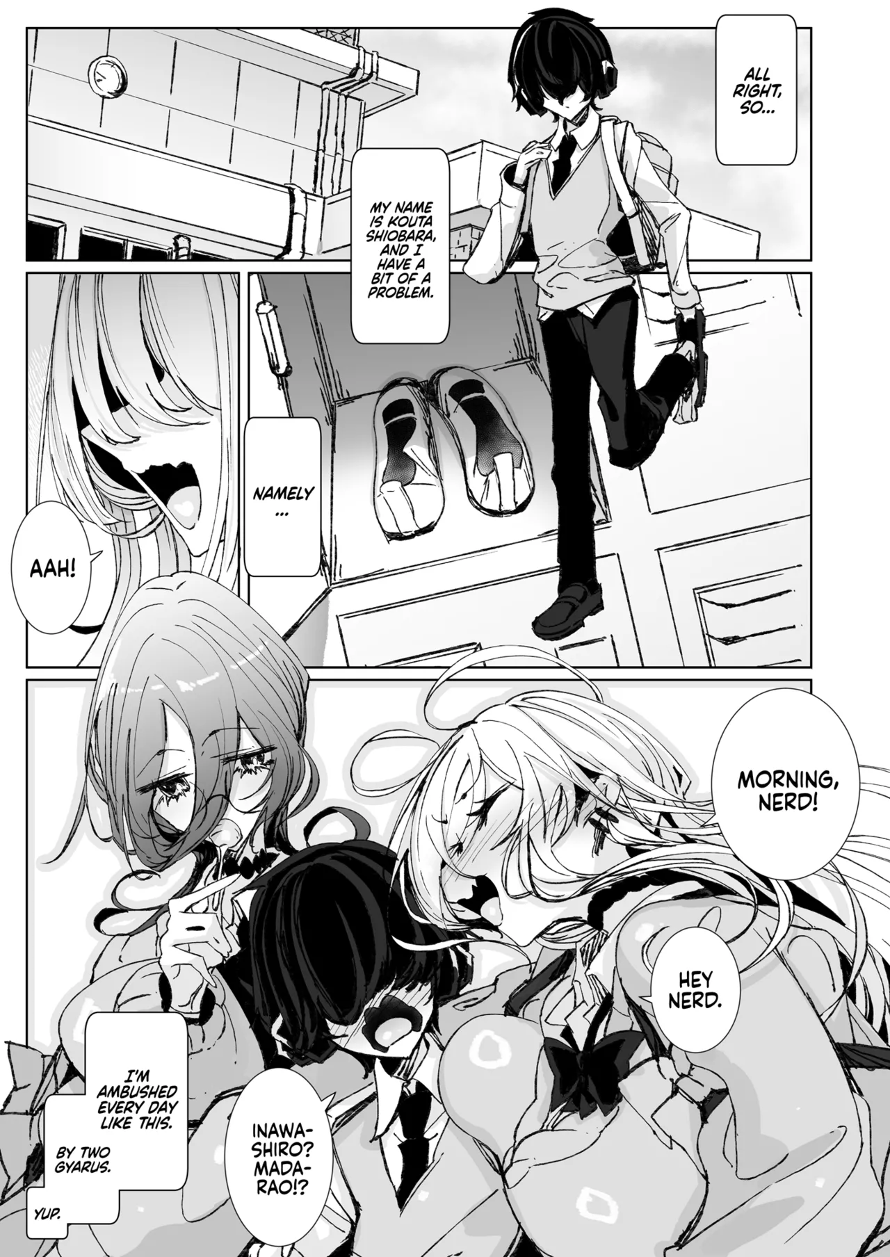 Ja, Kyou kara Otaku-kun wa Watashi-tachi no Karepitte Koto de! | Sorry, Nerd, but You're Our BF Now! page 3 full