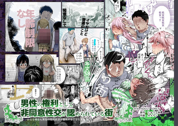 Dansei No Kenri Toshite Hidouiseikou Ga Mitomerareteiru Machi EX Ikanarubaai Mo Dansei No Seiteikiyokkyuu Wo Yuusensuru Kototosuru cover