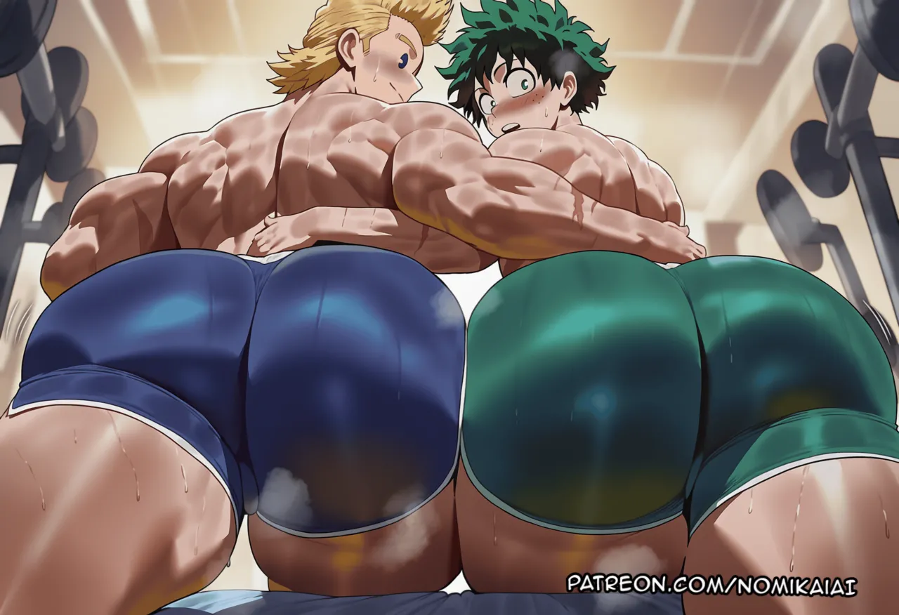 Nomi Kai Deku and Mirio's training 🍑🏋️ page 2 full