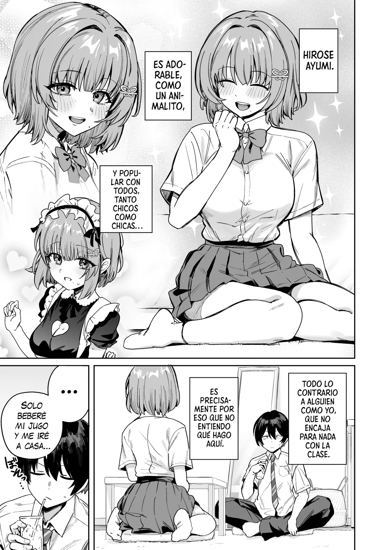 ¡Hirose-san, el amor secreto de la clase, está dando un paso muy atrevido! page 7 full