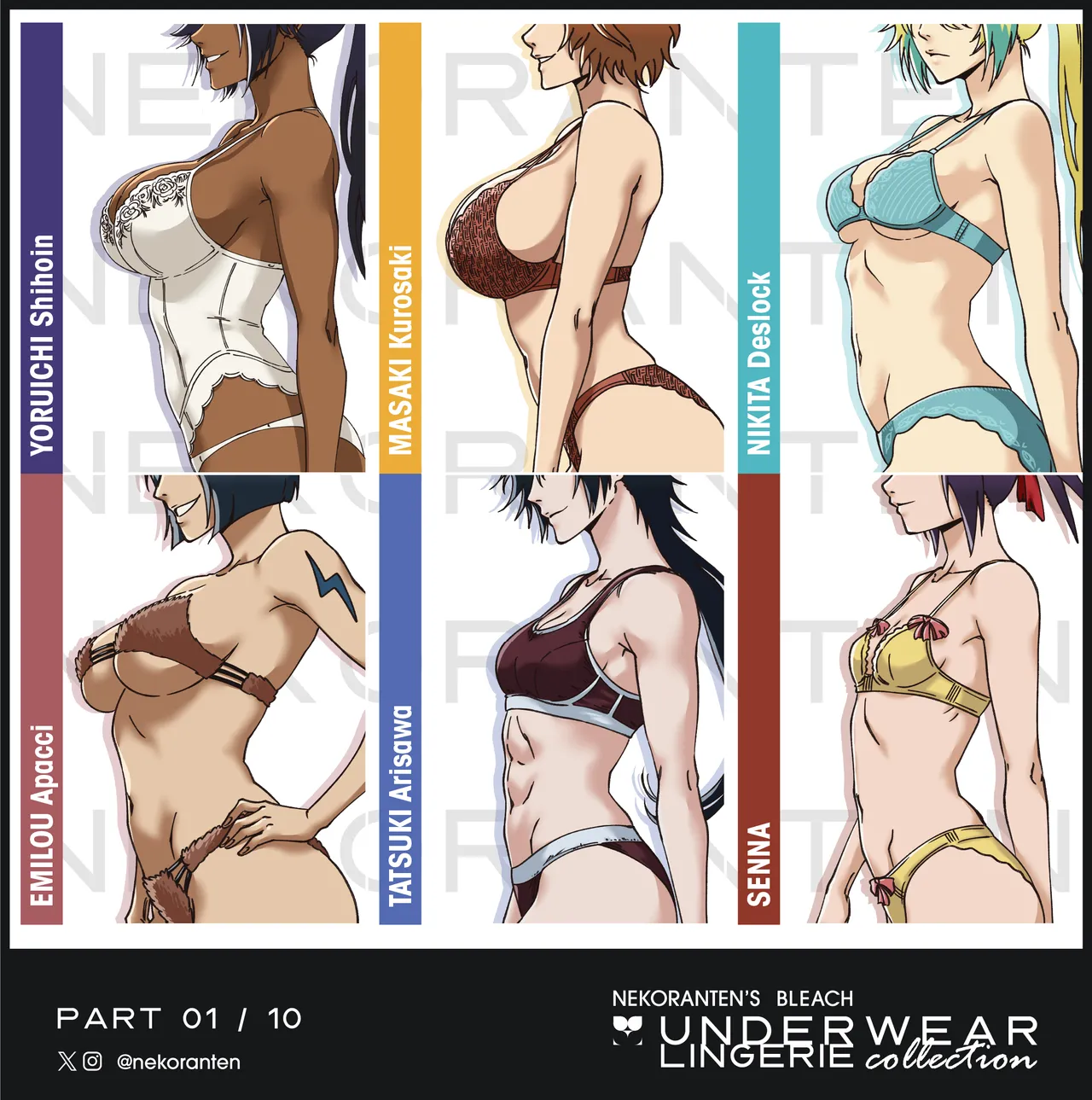 Bleach Underwear Lingerie Collection page 1 full