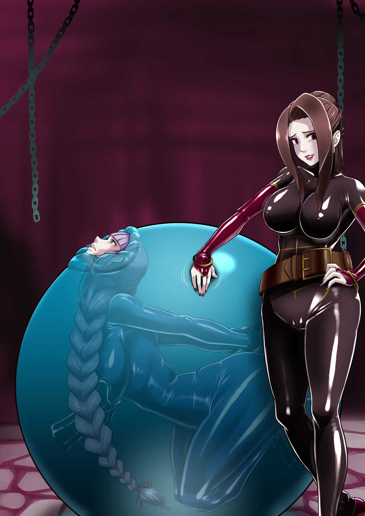 More and more - Wallace's rubber restraint doll Lenneth page 2 full