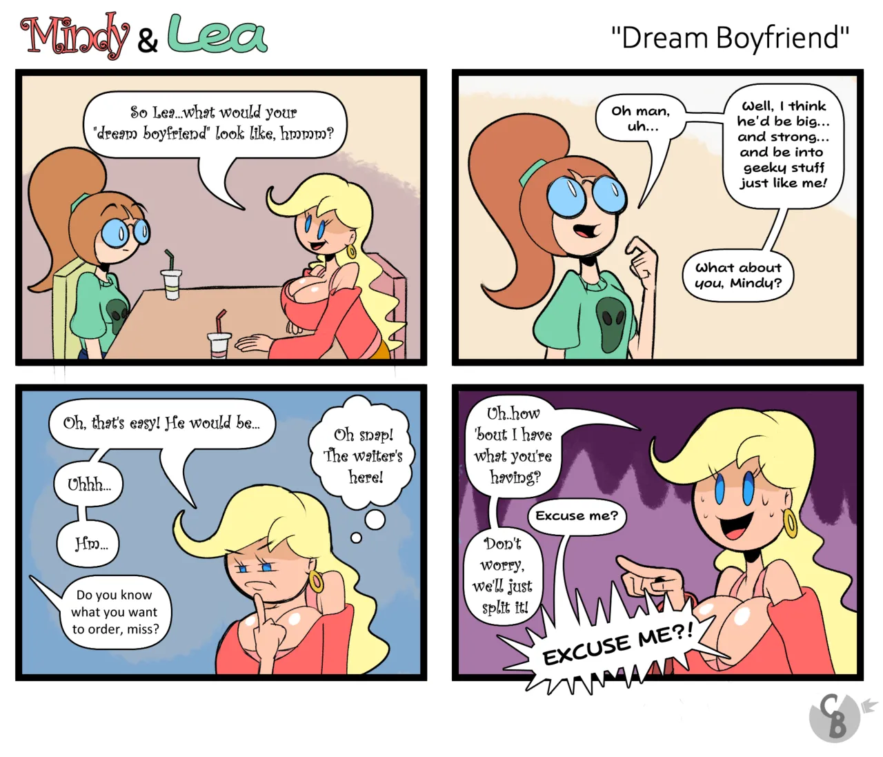 Mindy and Lea by Cheesyboy888 page 2 full