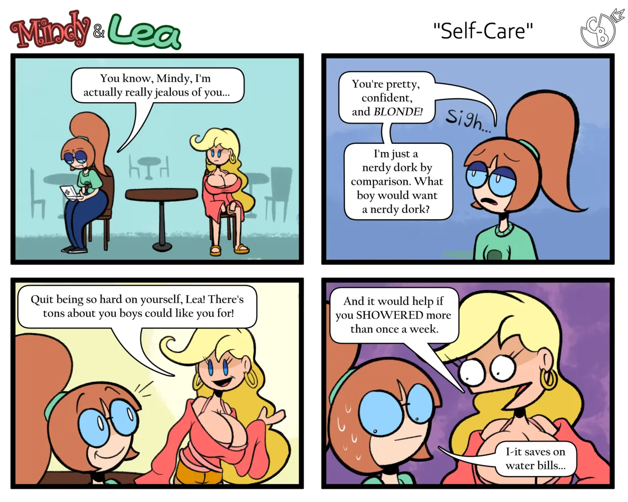 Mindy and Lea by Cheesyboy888 page 5 full