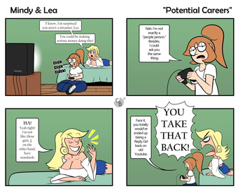 Mindy and Lea by Cheesyboy888 cover