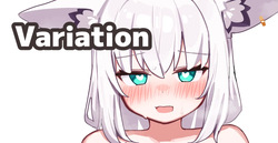 下を手で広げて見せるFBK