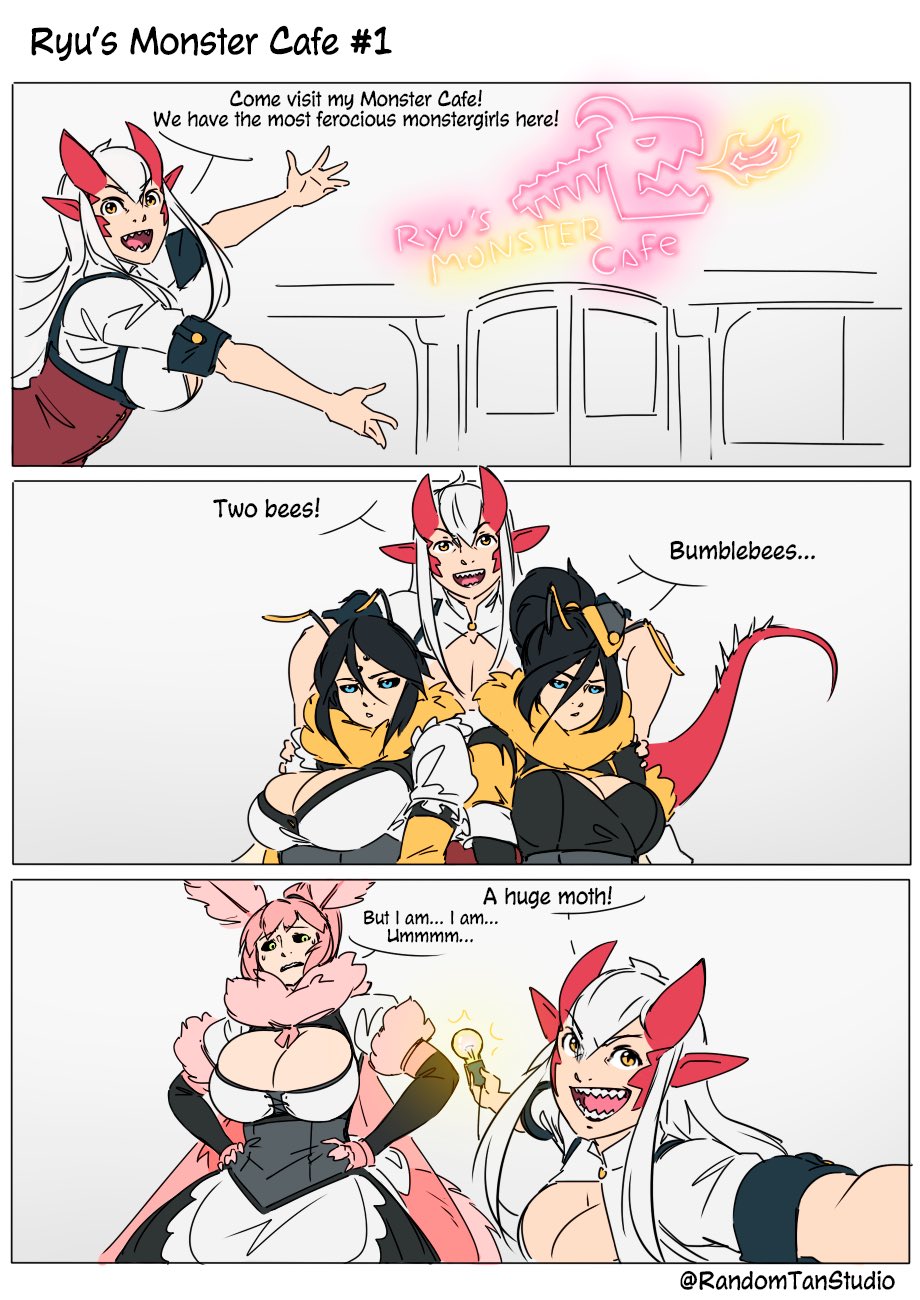 Ryu's NonMonster Cafe page 1 full