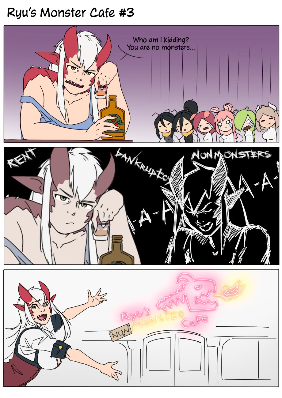 Ryu's NonMonster Cafe page 3 full