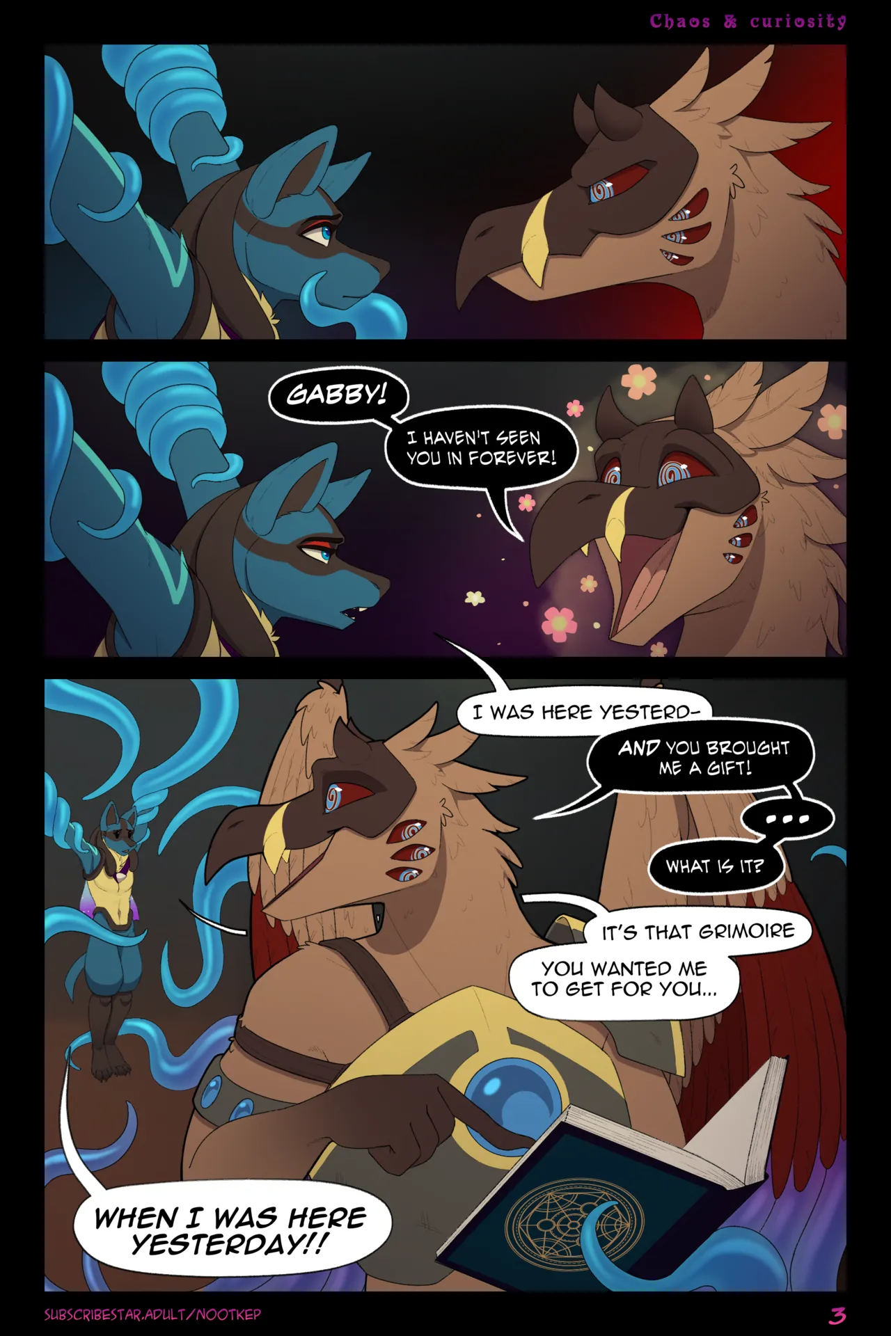 Chaos &amp; Curiosity page 4 full