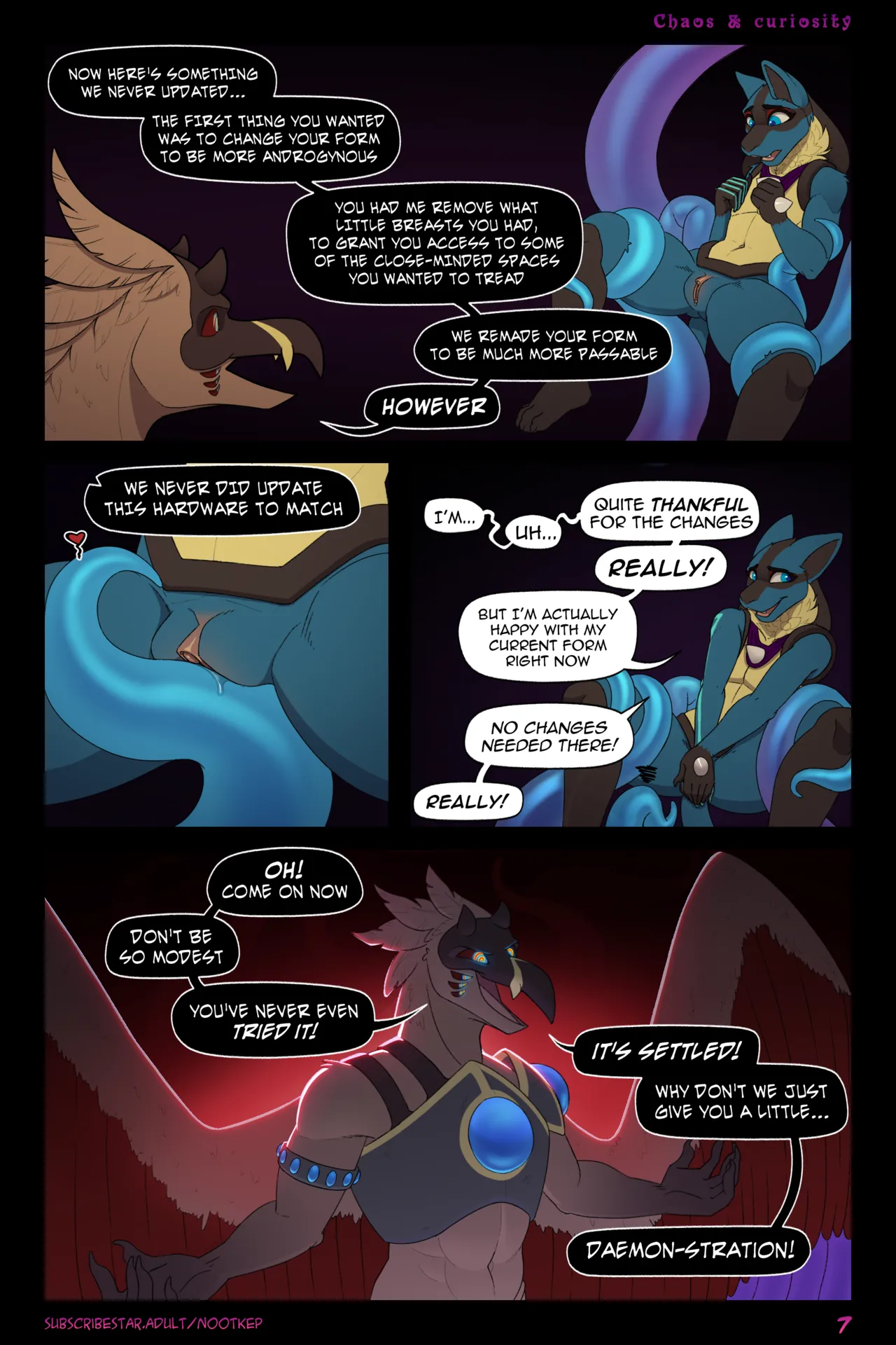 Chaos &amp; Curiosity page 8 full