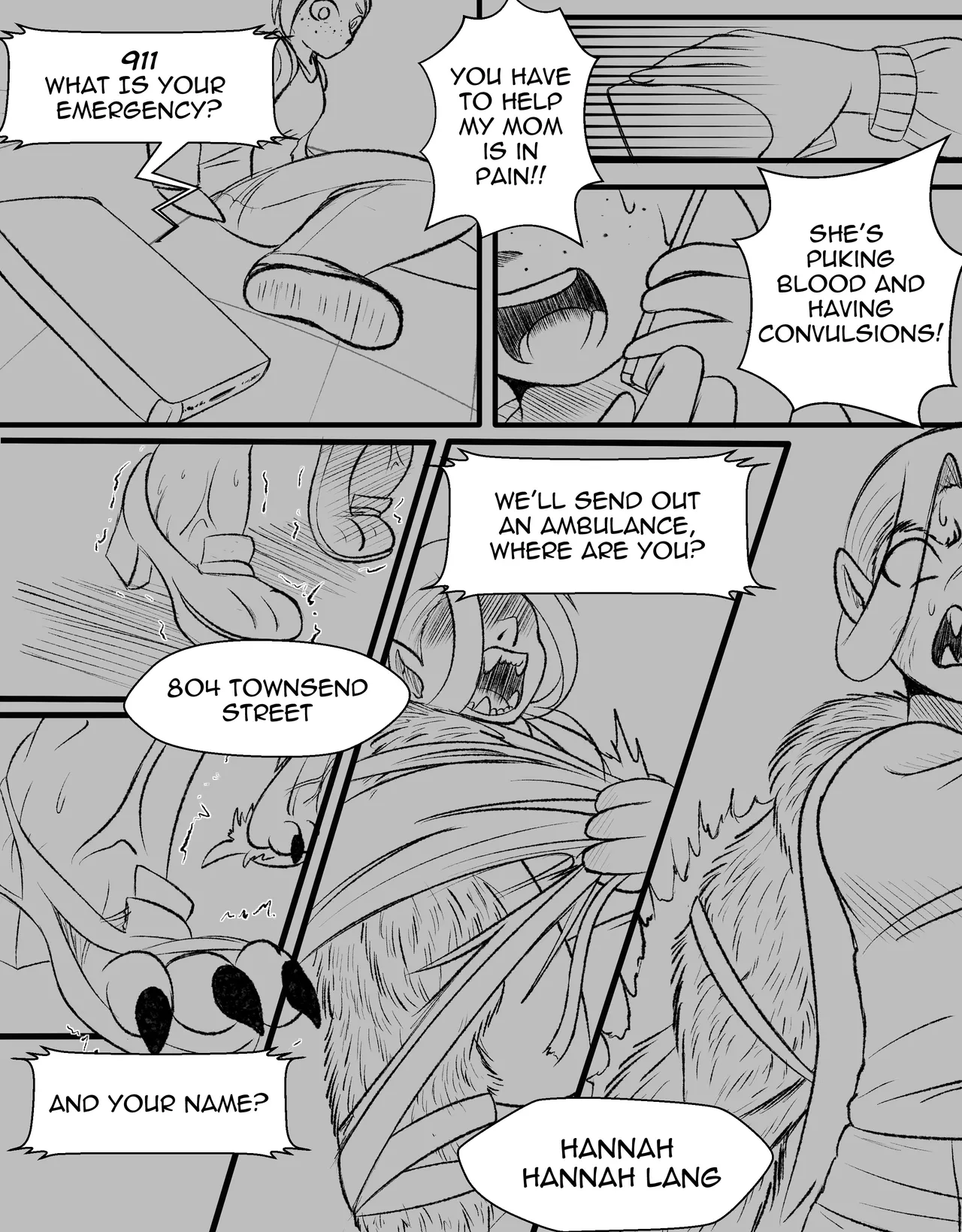 My Mother is a Werewolf! page 6 full
