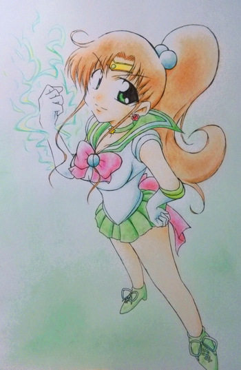 sailor moon art compilation cover