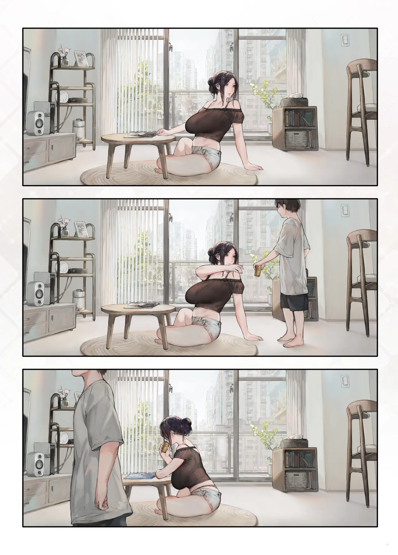 Gokinjo no Oku-san Yasumi no Hi wa Ie de Himasou | 이웃집 아줌마 쉬는 날엔 집에서 한가한 듯 page 4 full