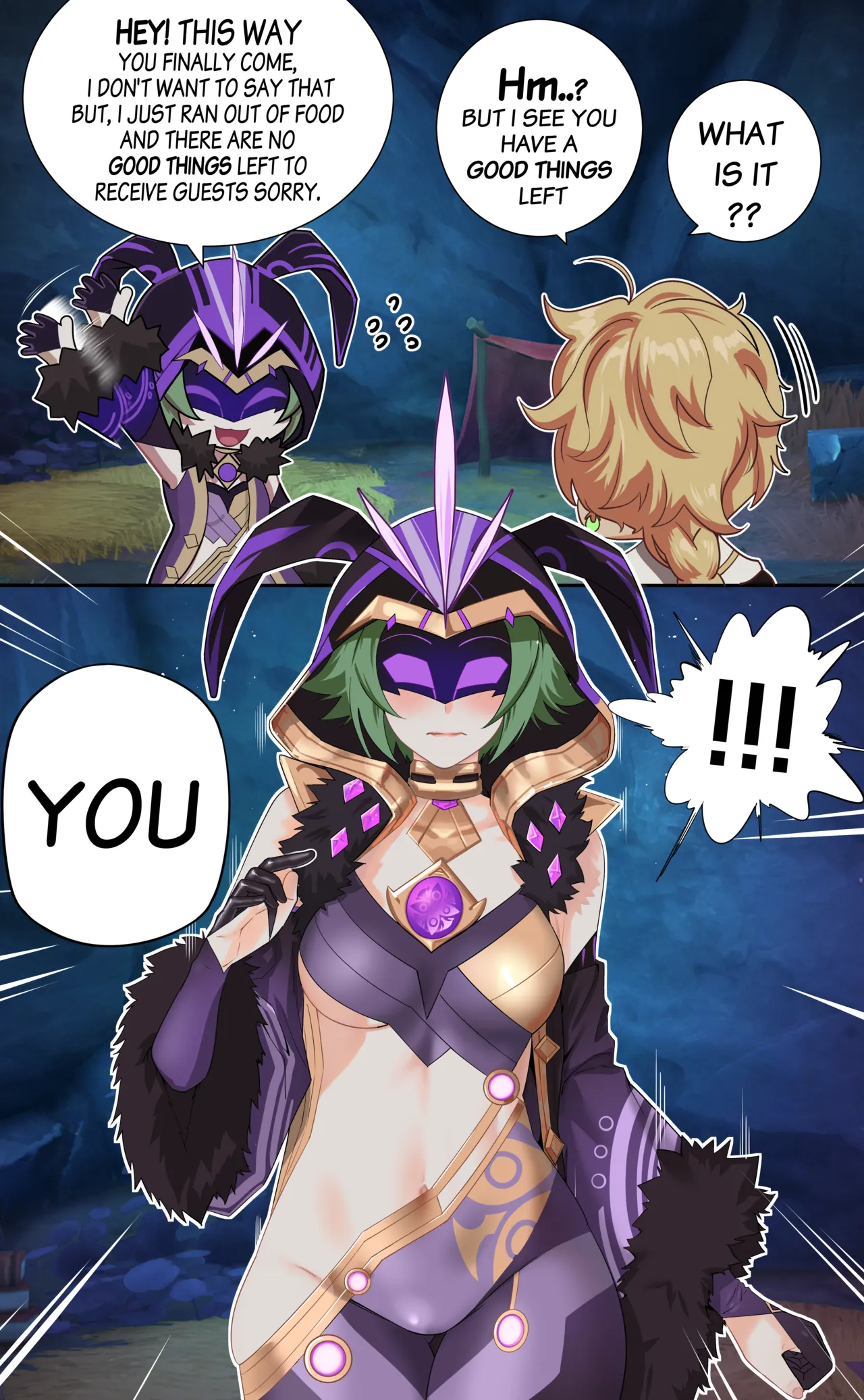 Feeding Fatui Electro Cicin Mage page 1 full