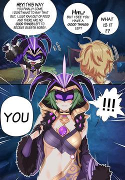 Feeding Fatui Electro Cicin Mage