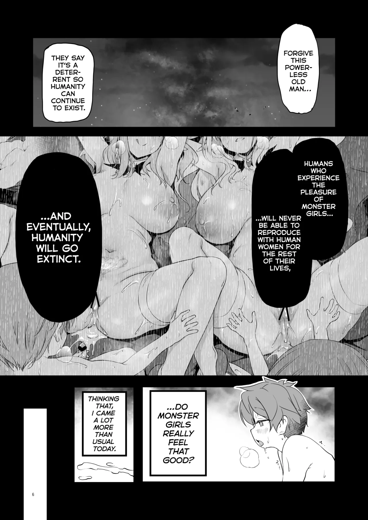 The Sweet and Kind Sister Succubus That Will Do Anything: The Confession and Ejaculation Room page 6 full