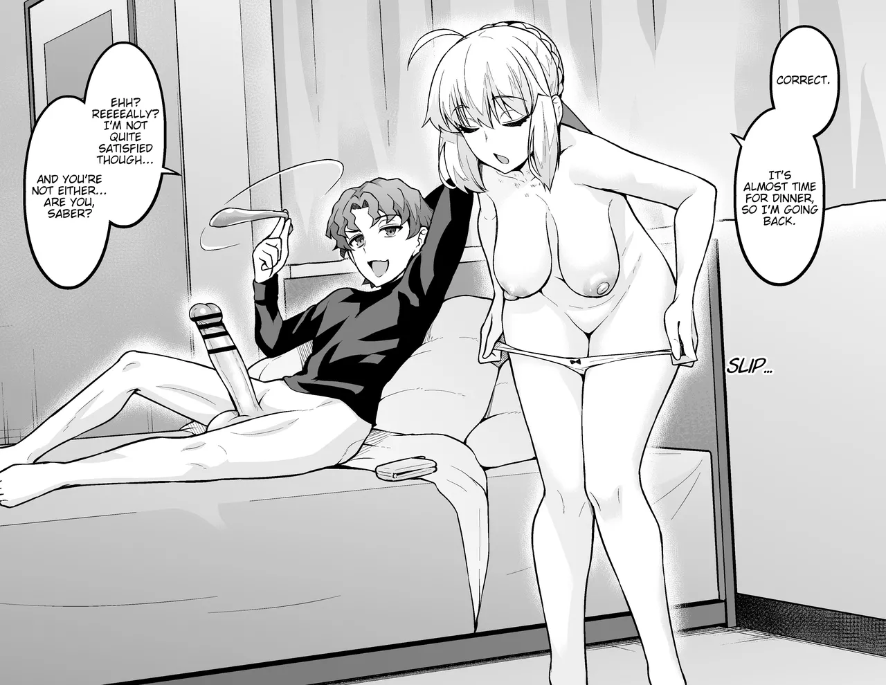 Shinji, the Stud, has Wild Sex with Saber and the Others page 4 full