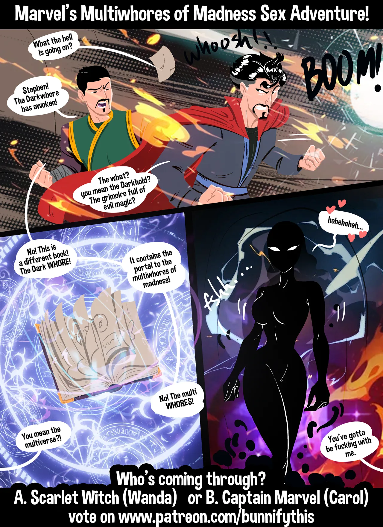 Marvel's Multiwhores of Madness! page 1 full