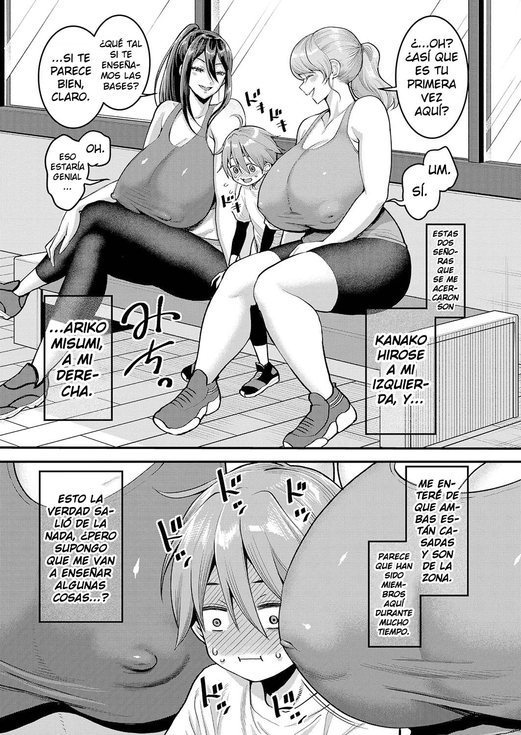 ¡Un gran entrenamiento en el gimnasio de Milfs! page 3 full