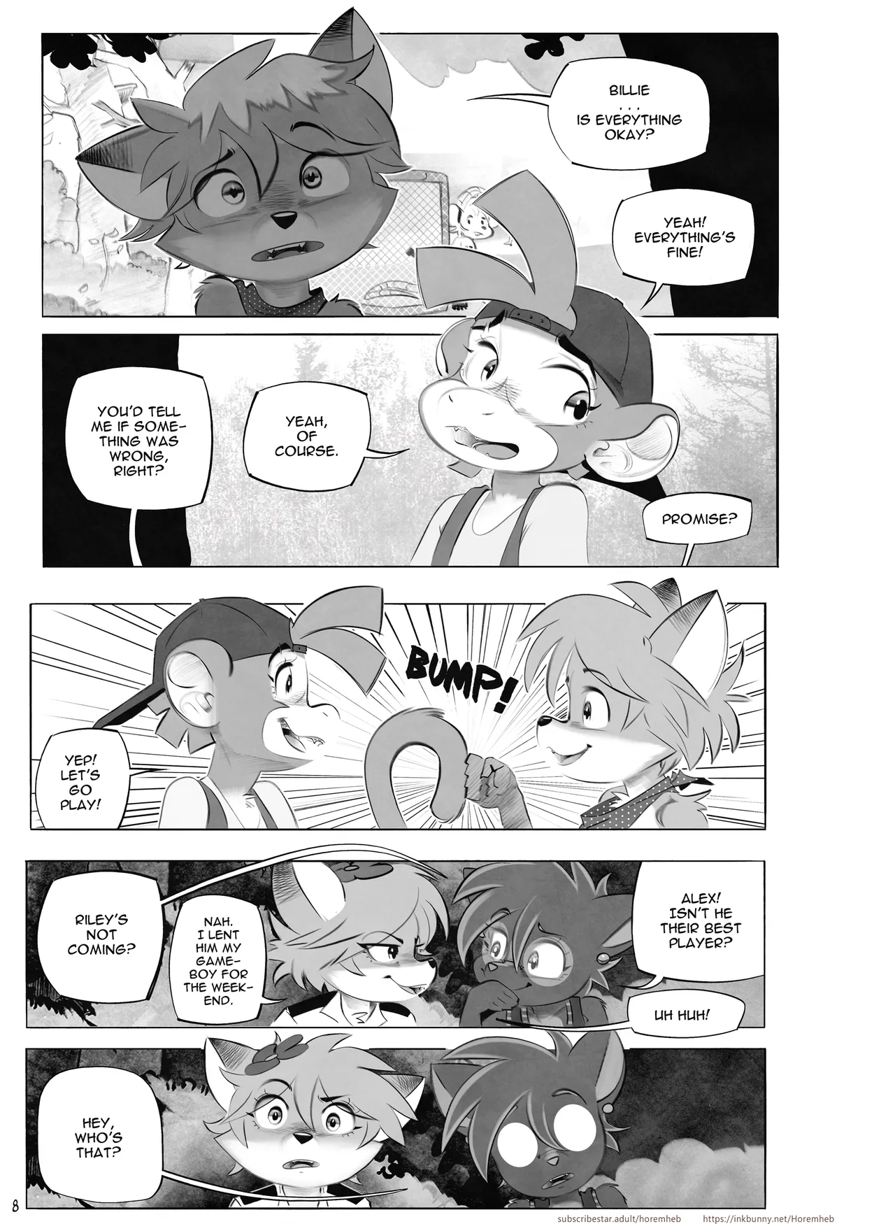 The 3rd Billie Jean Comic page 8 full