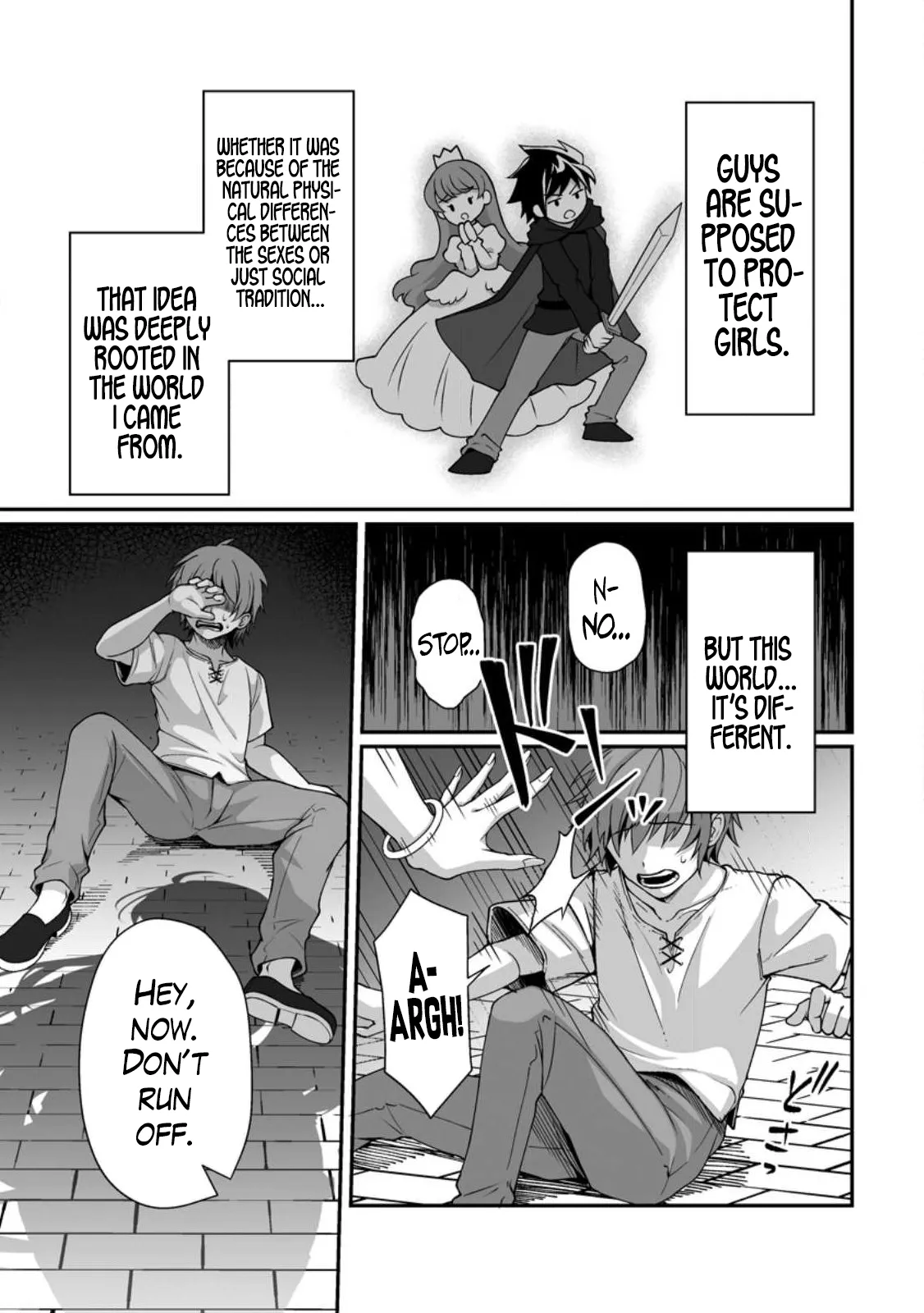 I, the Only Male Knight in a Chastity-Reversed World, Entered the Female Knight Academy and Was Treated as a Hero for Some Reason ~ Unrivaled in the Harem with My Unequaled Skills ~ Volume 1 page 5 full