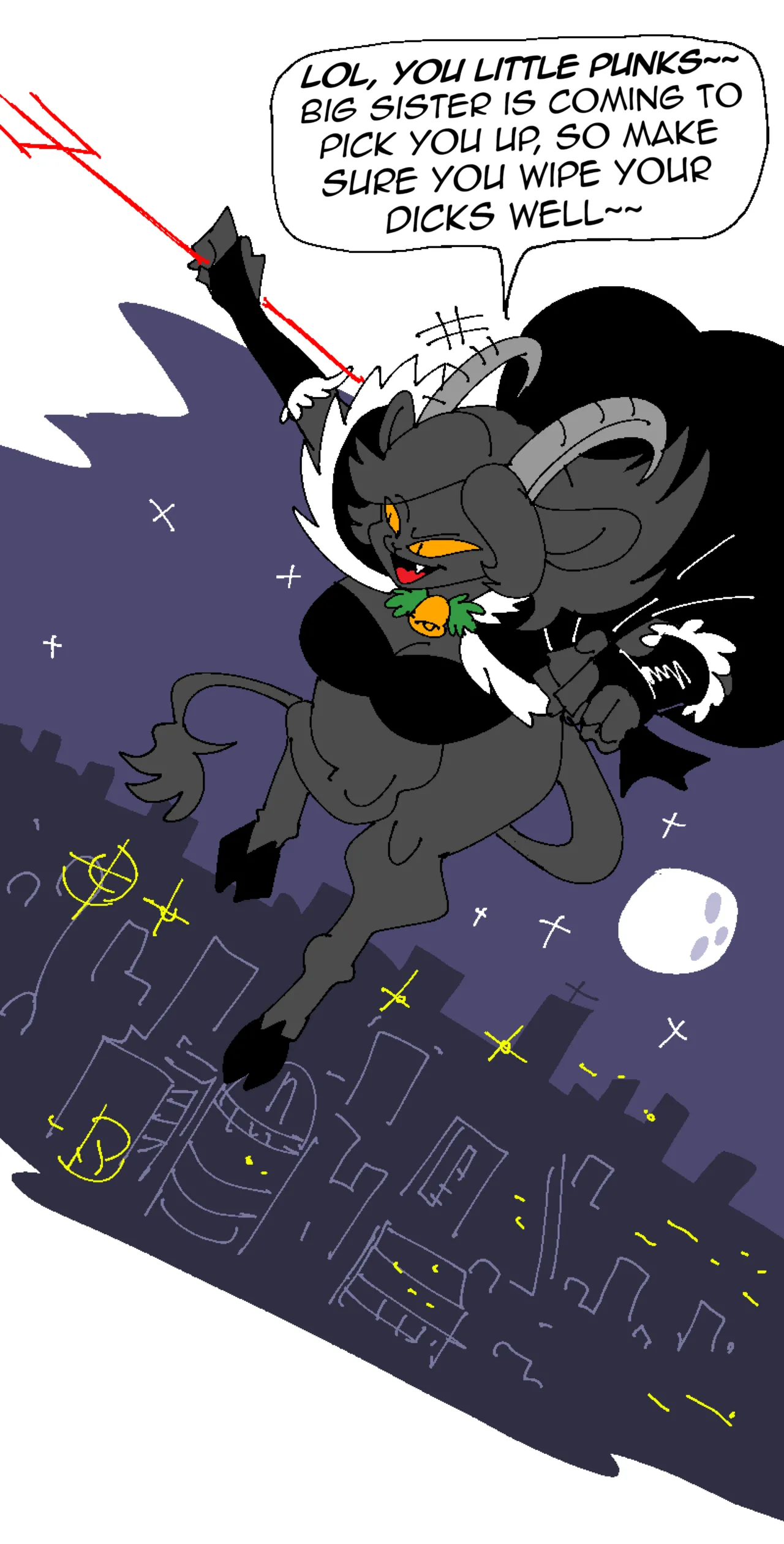 Christmas Devil, Krampus's thick pussy flesh and soft, extra-large mamma sac page 3 full