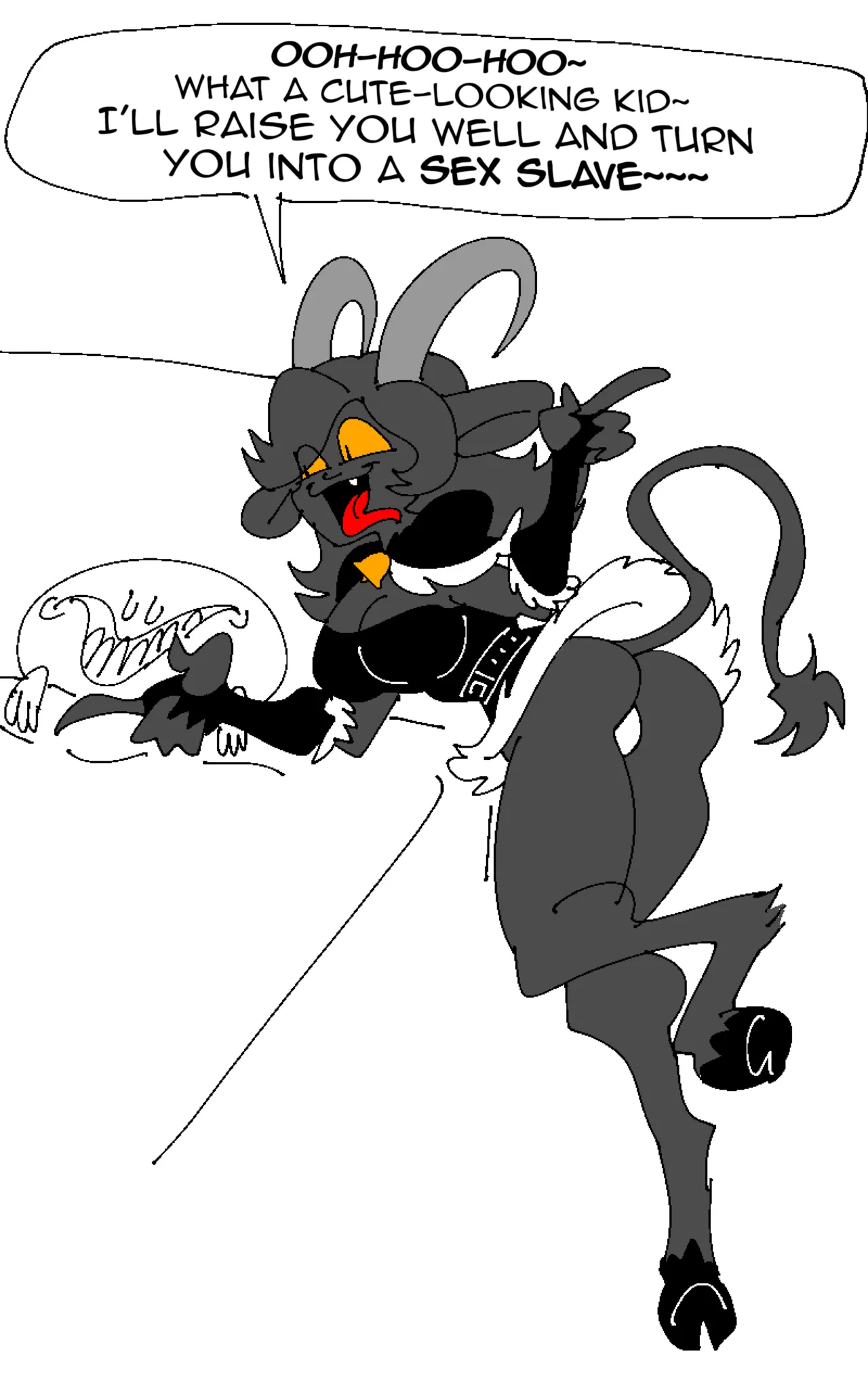 Christmas Devil, Krampus's thick pussy flesh and soft, extra-large mamma sac page 6 full