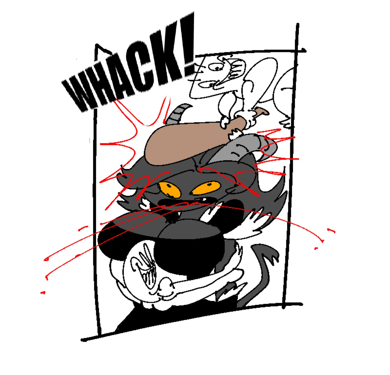 Christmas Devil, Krampus's thick pussy flesh and soft, extra-large mamma sac page 9 full
