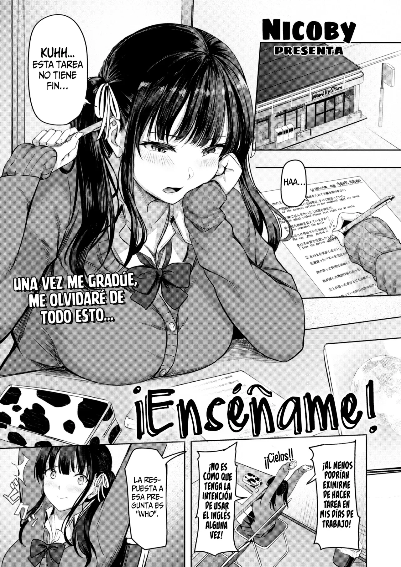 Teach me! - ¡Enseñame! page 1 full