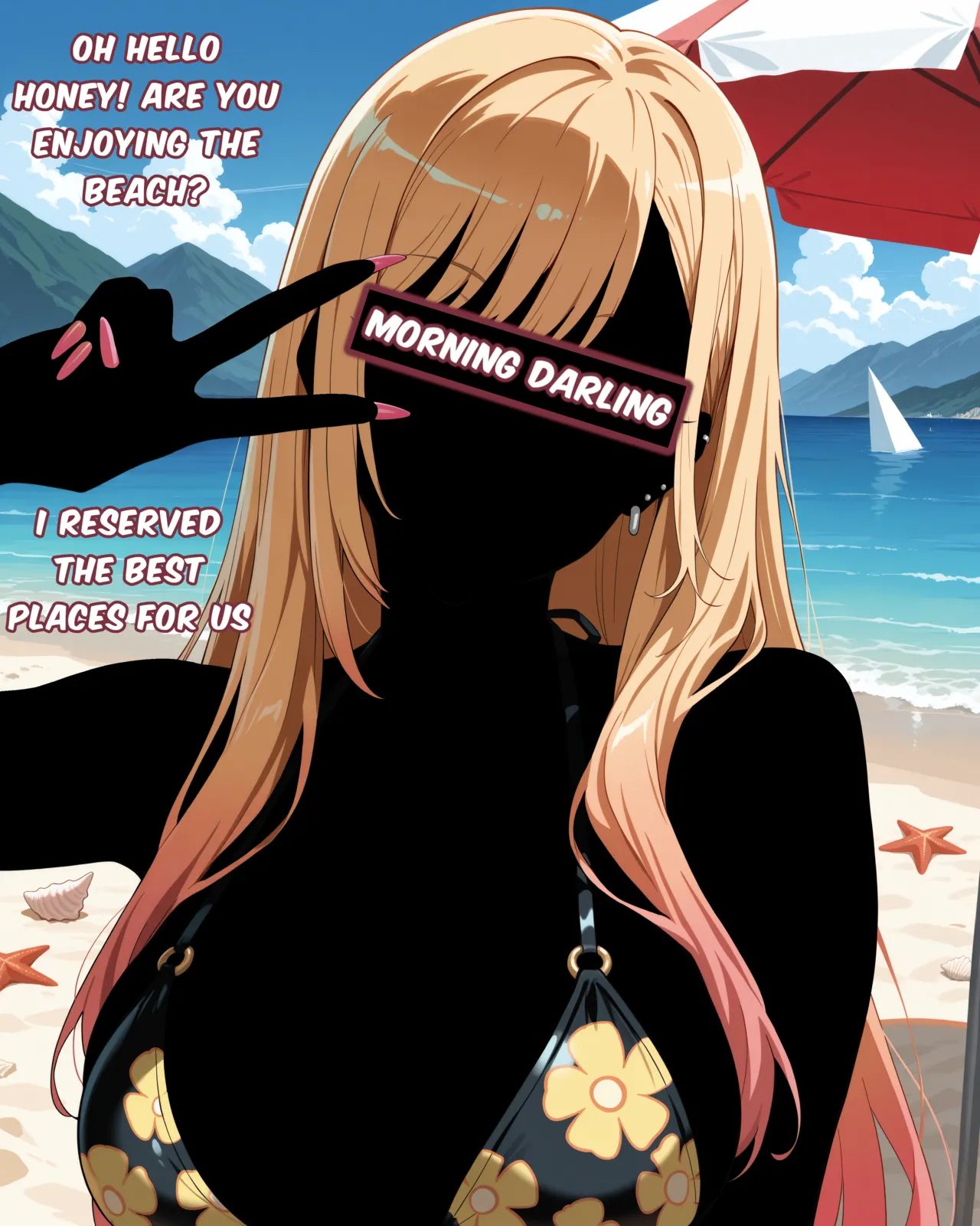 Censored date with Marin on Beach page 1 full