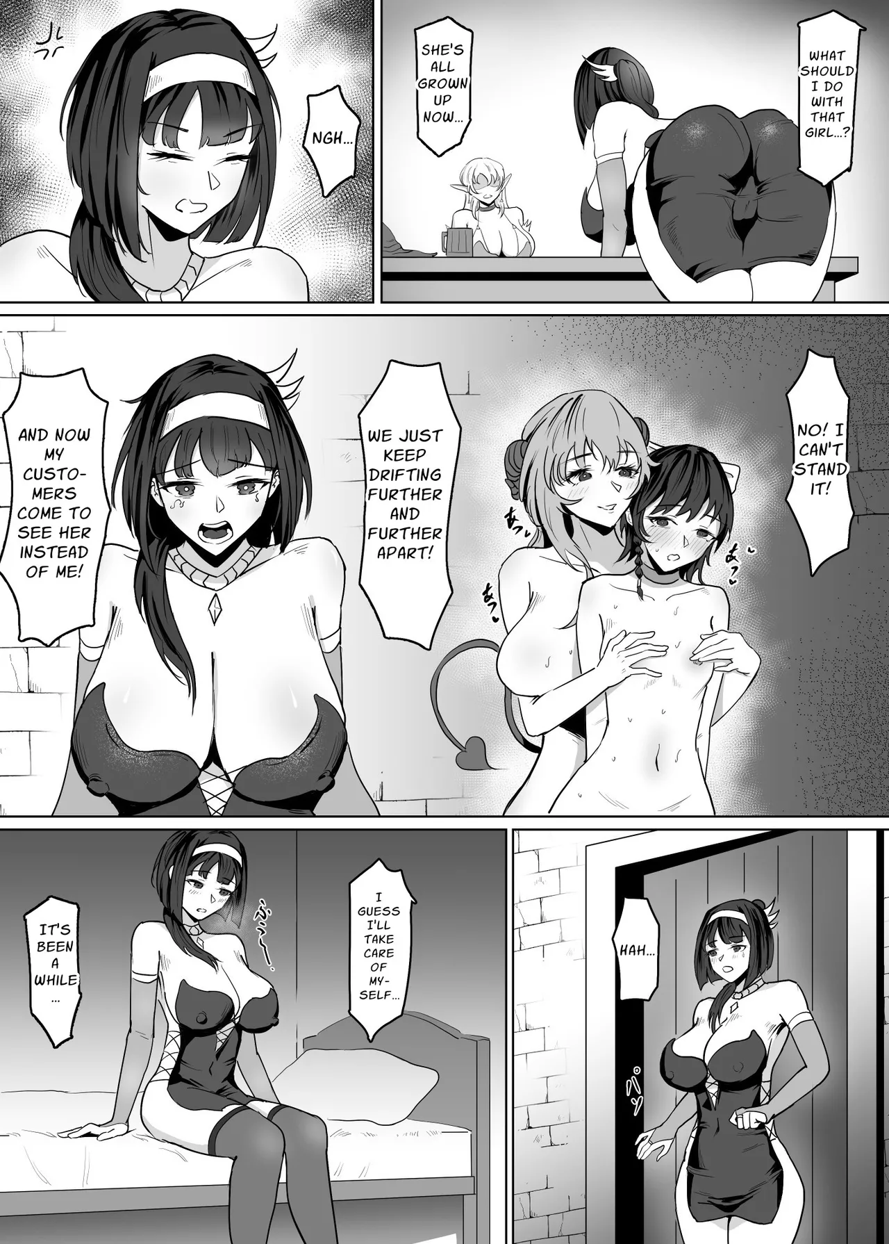 Haha ga Keiei Shiteiru no wa Isekai Yuri Sakaba nano ka!? II | My Mother Runs An Isekai World Lezzy Tavern!? II page 6 full