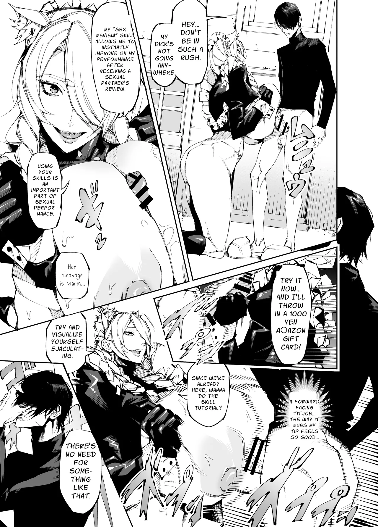 Kyokon Tensei -Seiki Shijou Shugi na Isekai ni Tensei shita no de Bakunyuu Bijo to Hame Makuri -Gyaru Amazon &amp; Inran Sister Hen- | Big Dick Reincarnation ~Fuckin' Big Titty Babes in a Genital Supremacism World~ Amazoness &amp; Nun page 4 full