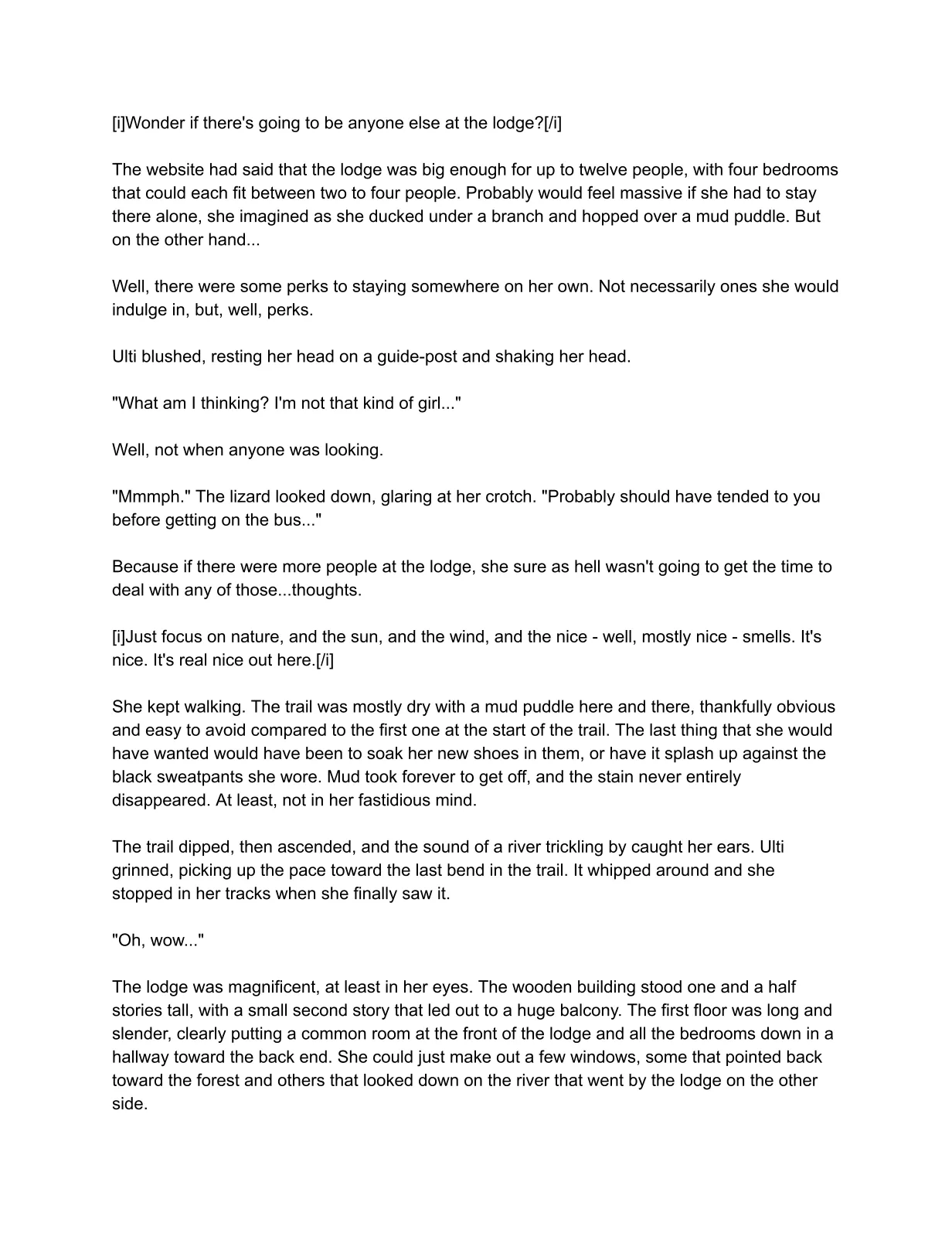 Relaxing in the Lodge page 7 full