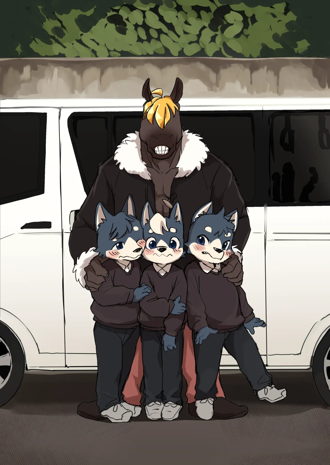 Manmosu Marimo - Party Boys / Inukai Brothers page 2 full